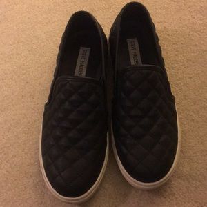 Black Quilted Steve Madden shoes